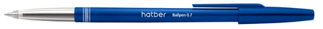 Ручка шариковая синяя Hatber B-2 0.7мм Превью 0