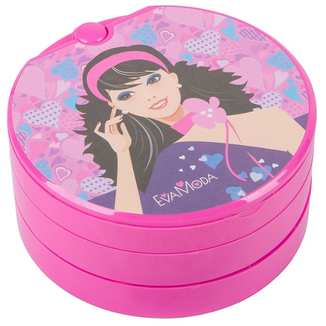 Набор детской декоративной косметики Bondibon Eva Moda BOX Диск 3 ур Превью 2