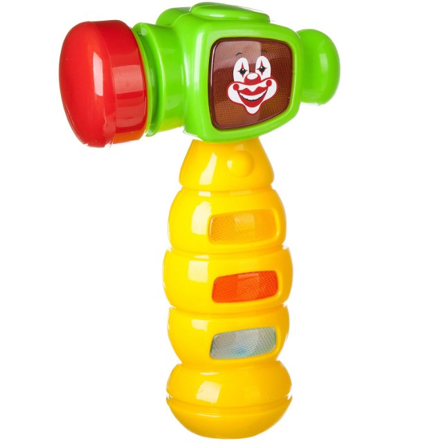 Музыкальный молоток звук, свет, CRD 17*25,6х4,5 см. Превью 1