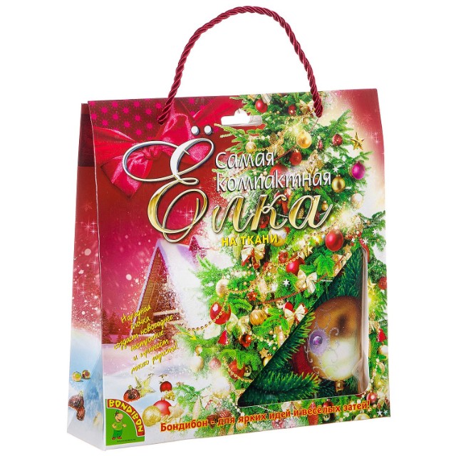 Творч Самая компактная елка на ткани Укрась своими руками! 110*60см Превью 0