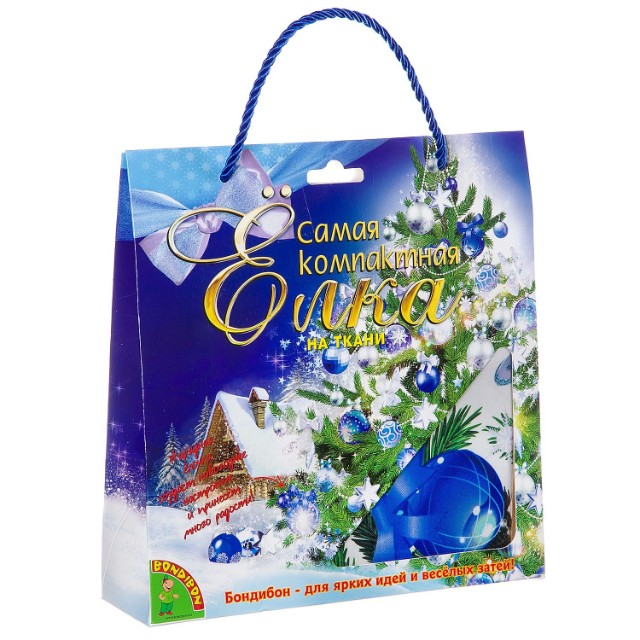 Творч Самая компактная елка на ткани Укрась своими руками! 120*60см Превью 0