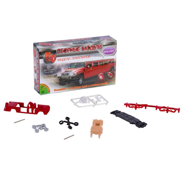 Сборная модель 4D Автомобиль "Limousine Lincoln SS-100-X 1963" Превью 1