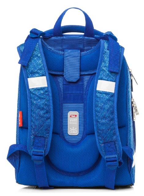 Ранец панцирный Hatber В тренде синий джинс Превью 1