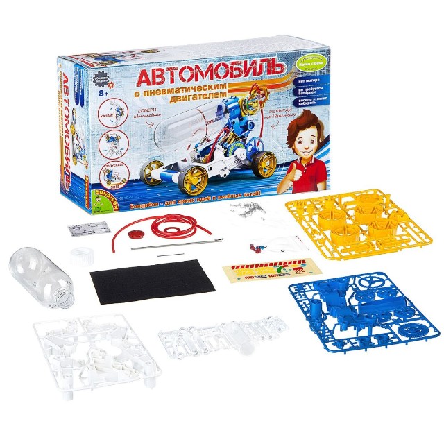 Набор для исследования Автомобиль с пневматическим двигателем Превью 4