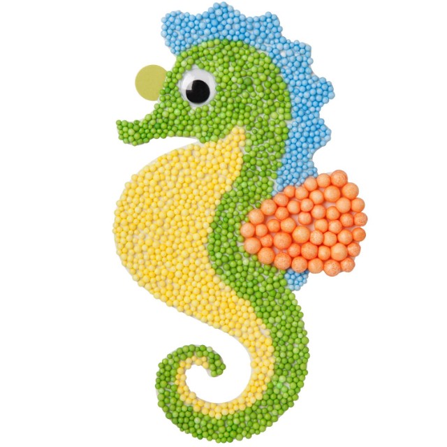 Творч Мозаика из шариков Морской конек Превью 1