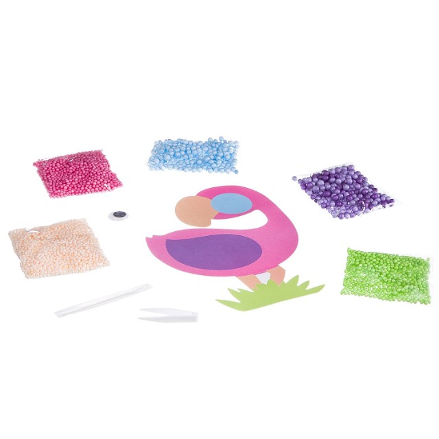 Творч Мозаика из шариков Фламинго Превью 2