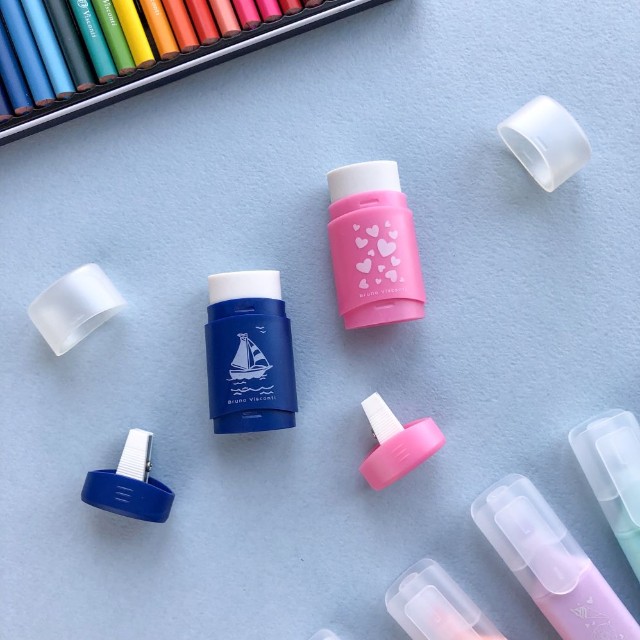 Ластик + точилка BV HappySharp 2 вида Превью 3