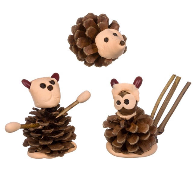 Творч Набор Поделки из шишек Животные Превью 2