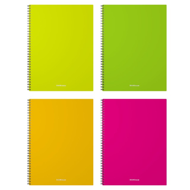 Тетрадь А4 пласт обл 60л кл спир ЕК Neon Превью 8