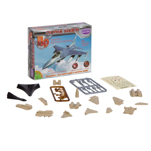 Сборная модель 4D Самолёт 1:152, 27 дет. пласт Превью 2