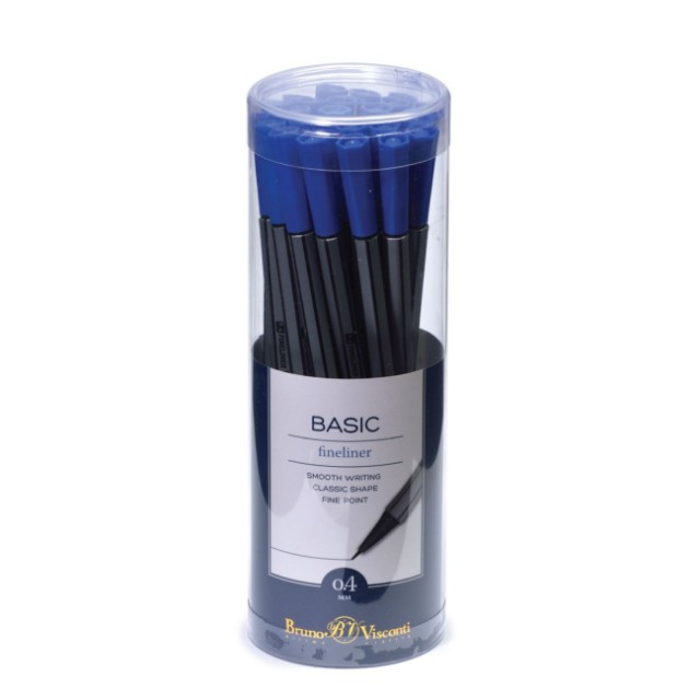 Ручка капиллярная BV Basic синяя 0.4мм Превью 1