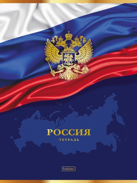 Тетрадь А4 96л кл Россия Превью 2