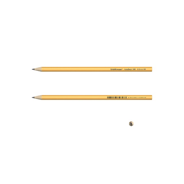Карандаш ч/гр HB EK Amber 100 б/ластика Превью 3