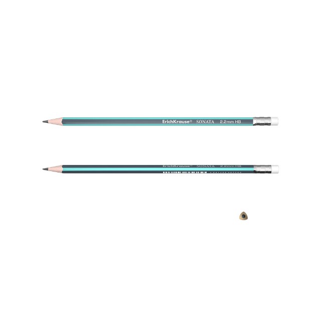 Карандаш ч/гр HB EK Sonata с/ластиком Превью 4