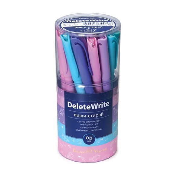 Ручка гелевая Пиши-стирай синяя BV Delete Write Art Единорог Превью 2