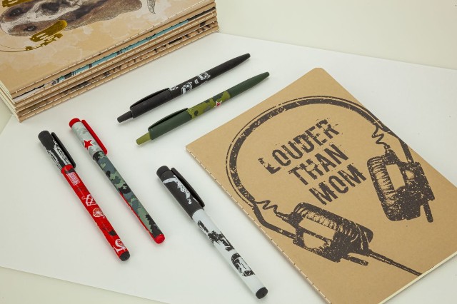 Ручка шариковая синяя BV HappyClick Милитари 0.5 Превью 5