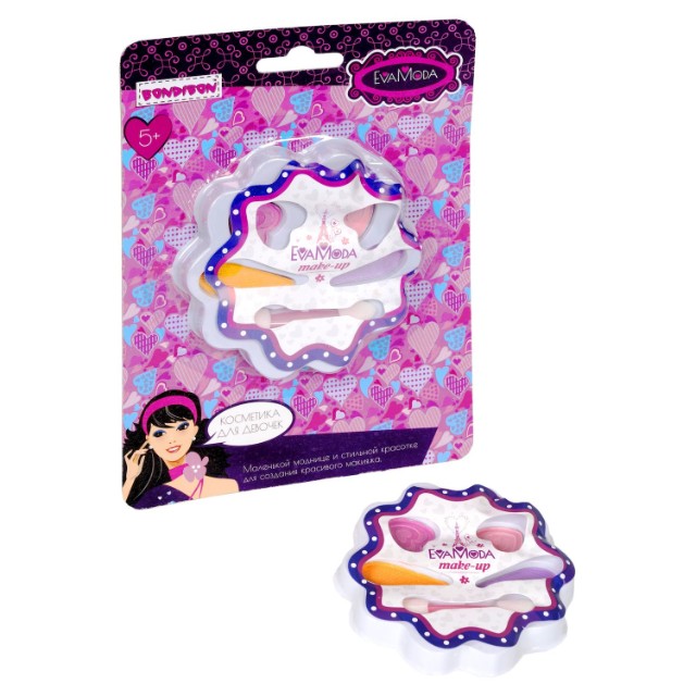 Набор детской декоративной косметики Bondibon Eva Moda Цветок с тенями Превью 3
