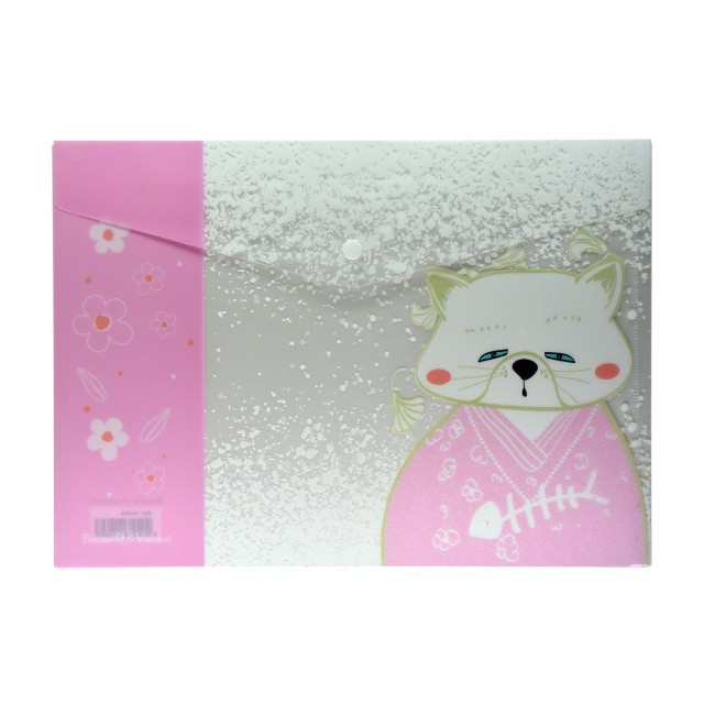 Папка-конверт А4 с рис BV Коты в японском стиле Превью 1