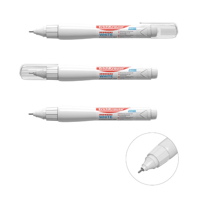 Штрих-ручка 6мл Techno white Превью 3