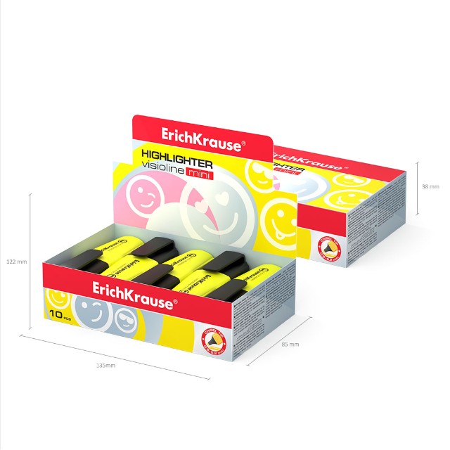 Маркер-выделитель желтый 0,6-5,2мм Visioline Mini Превью 1