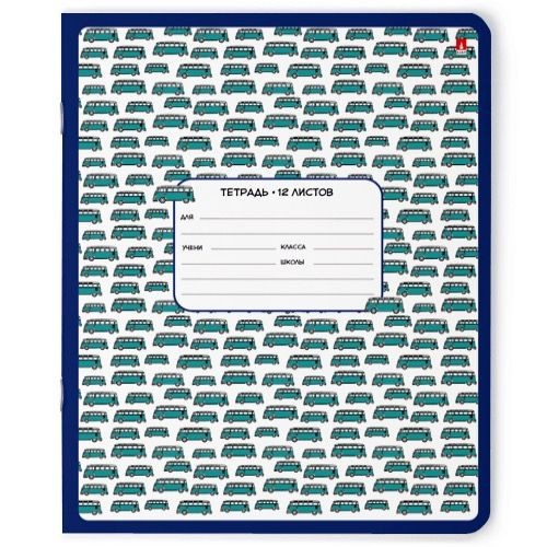 Тетрадь 12л клетка Happy Boy Превью 5