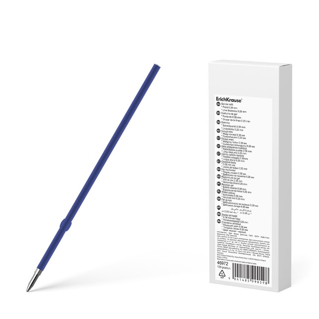 Стержень шариковый синий 107мм 0,7мм с упором д/ручки XR-30