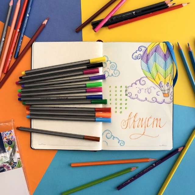 Ручки капиллярные 12 цв BV Basic 0,4мм Превью 8