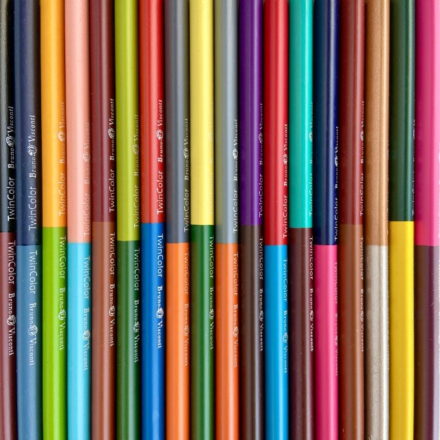 Карандаши цветные двустор 18шт/36 цв BV HappyTwin Превью 1