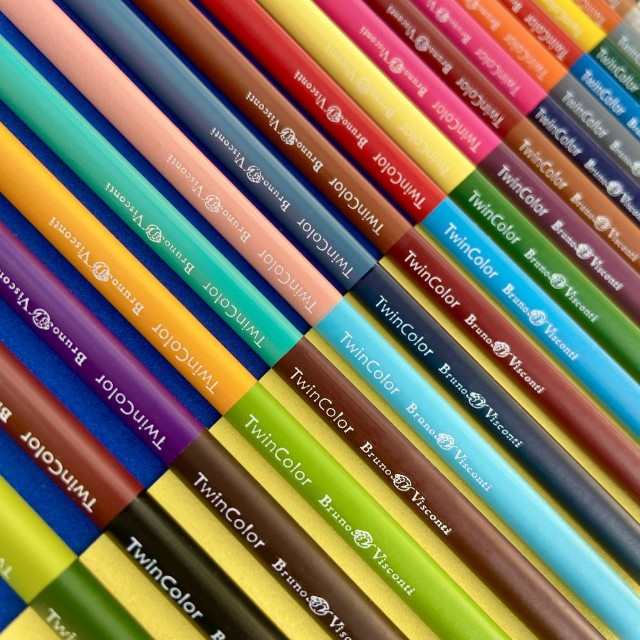 Карандаши цветные двустор 18шт/36 цв BV HappyTwin Превью 2