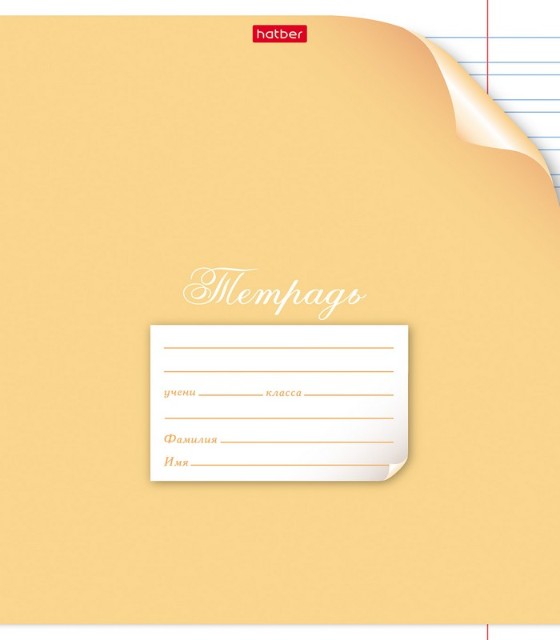 Тетрадь 12л линейка узкая Однотонная. С уголком ассорти Превью 2